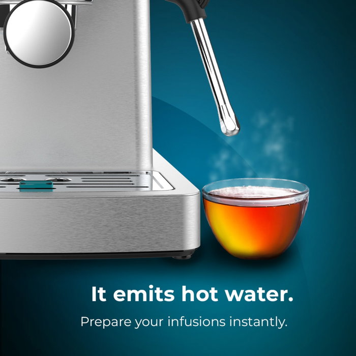 Cecotec Power Espresso 20 Barista Mini Inox Cecotec Power Espresso 20 Barista Mini Inox