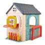 Feber Casa Casual - Maison de jeu avec 6 activités (bowling, raquette, football, basketball, cible et jeux de rôle) - Dimensions 232x124x138 cm - Produit en espagnol