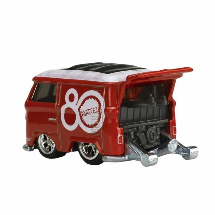 Hot Wheels Combi Volkswagen Pop Culture - Réplique premium 1/64 - Rouge rubis