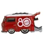 Hot Wheels JBL68 - Réplique Premium de Combi Volkswagen à l'échelle 1/64 - Véhicule Pop Culture rouge rubis - Modèle pour collection et enfants dès 3 ans