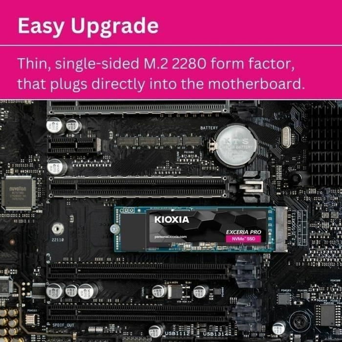 Disque dur Kioxia 2 TB SSD