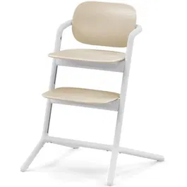 CYBEX Chaise haute évolutive réglable Lemo 2 pour enfant jusqu'à 95 kg - Sand White, compatible transat et kit tour d'observation