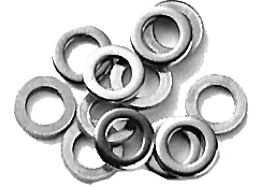 PEARL Rondelle Metal Washer (12 pièces/pack) Pearl
