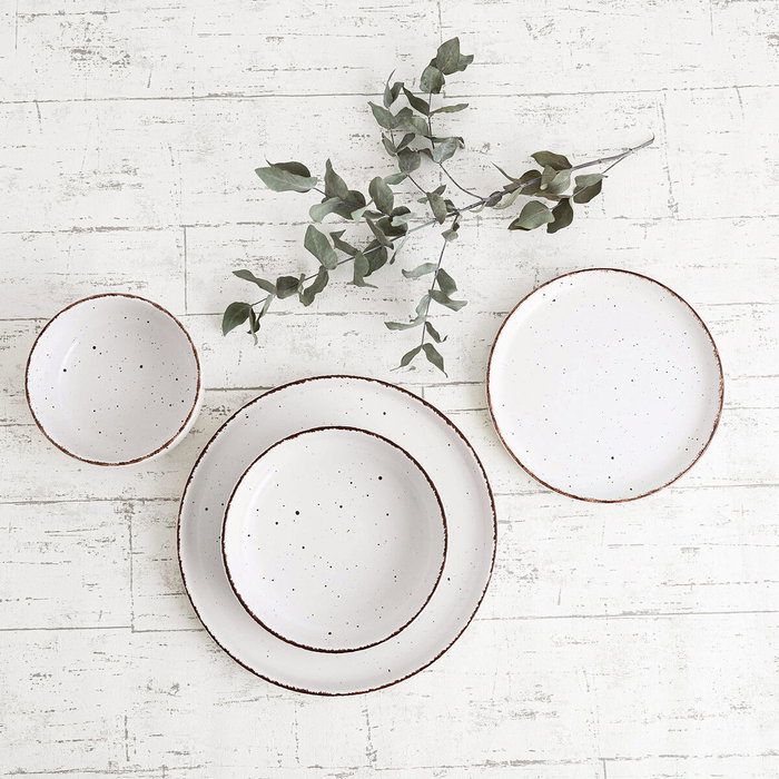 Quid Bol pour Apéritifs Duna Beige Céramique 15 x 15 cm (Lot de 6)
