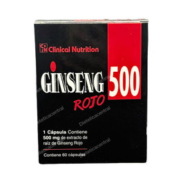 CN Clinical Nutrition Ginseng Rouge 500 mg, 60 Gélules – Complément Alimentaire Revitalisant