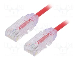 PANDUIT Cordon de raccordement Cat 6 U/UTP 1m rouge