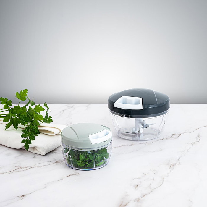 Bidasoa Picadora Vegetales Tribeca 12,5x8,5 cm Noir Plastique Facile à Nettoyer Sans BPA