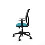 PIQUERAS Y CRESPO Chaise Motilla Synchrone/Traslack Turquoise et Gris