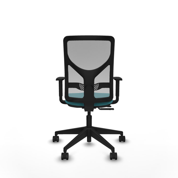 PIQUERAS Y CRESPO Chaise Motilla Synchrone/Traslack Turquoise et Gris PIQUERAS Y CRESPO Chaise Motilla Synchrone/Traslack Turquoise et Gris
