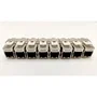LINEAIRE Pack de 8 noyaux RJ45 Keystone Cat.6a (PRC624AK8) avec 2 façades colorées
