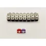 LINEAIRE Pack de 8 noyaux RJ45 Keystone Cat.6a (PRC624AK8) avec 2 façades colorées