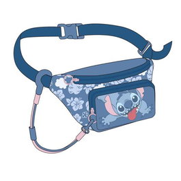 Cerdá Sac banane Stitch 25.0 x 11.0 x 1.6 cm pour enfants, à partir de 36 mois, couleur bleue