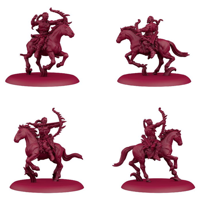 Asmodee Jeu de société Le Trône de Fer : Batteurs Dothraki - Unité de cavalerie légère pour le jeu de miniatures - Version espagnole Asmodee Jeu de société Le Trône de Fer : Batteurs Dothraki - Unité de cavalerie légère pour le jeu de miniatures - Version espagnole
