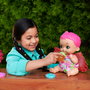 Mattel My Garden Baby - Premiers pas bébé Flamenco Rosa (HPD12) - Poupée avec pipi - 5 pièces - Multilingue - Jouet éducatif pour enfants 3 ans et plus