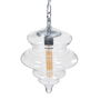 Suspension Argenté Métal Verre 40 W 220-240 V 28 x 28 x 36 cm Moderne