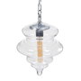 Suspension Argenté Métal Verre 40 W 220-240 V 28 x 28 x 36 cm Moderne