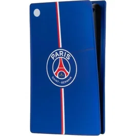 Konix - Coque de Protection Silicone pour PlayStation 5 Slim PS5 - Antichoc, Anti-rayures - Bleu - PSG - Facade