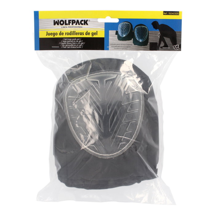 WOLFPACK LINEA PROFESIONAL Jeu de genouillères gel