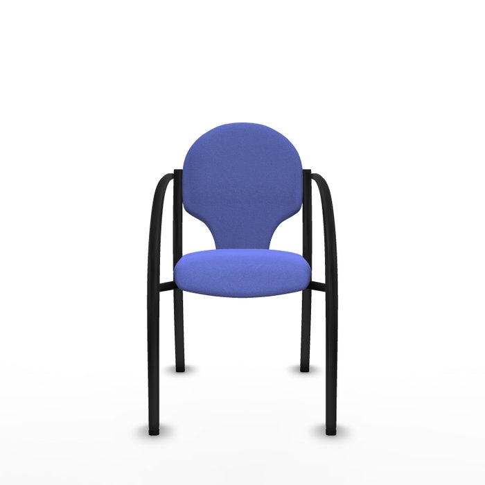 Piqueras Y Crespo Chaise Hellín Bleu Clair avec Bras Fixes