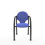 Piqueras Y Crespo Chaise Hellín Bleu Clair avec Bras Fixes