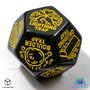 Viridian Jumbo dé Trap Generator Die D12 Noir