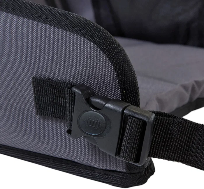 Tineo Plateau de Voyage Portable pour Enfant avec Compartiments et Support - Adapté aux Sièges Auto - Gris