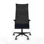 Piqueras y Crespo Chaise de Bureau Albacete XL Bleu et Noir