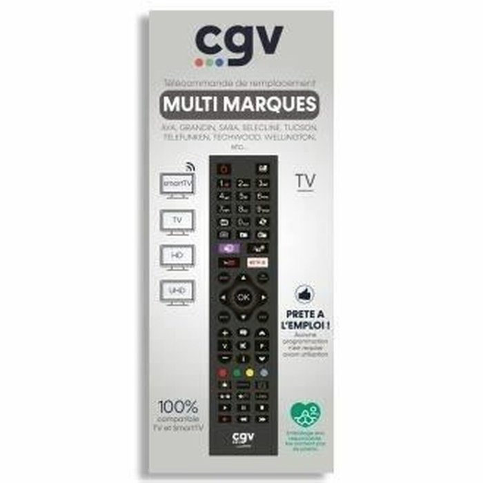 CGV Télécommande Universelle Fidelio MM - Multi-Marques - Noir CGV Télécommande Universelle Fidelio MM - Multi-Marques - Noir