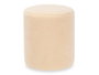 GIFTDECOR Puff Borreguito Beige en MDF et Tissu 32x36x32 cm