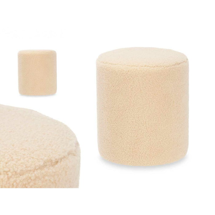 GIFTDECOR Pouf Borreguito Petit Beige