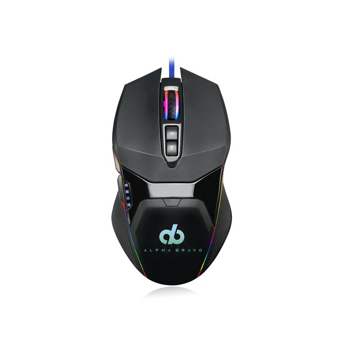 Veho Alpha Bravo GZ1 Souris de Jeun Gaming USB Filaire, Réglage DPI 800-6400, Rétroéclairage RGB 16,8 Millions de Couleurs, Design Ergonomique Ambidextre Veho Alpha Bravo GZ1 Souris de Jeun Gaming USB Filaire, Réglage DPI 800-6400, Rétroéclairage RGB 16,8 Millions de Couleurs, Design Ergonomique Ambidextre