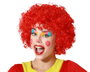 Perruque bouclée rouge pour clown avec volume 60g