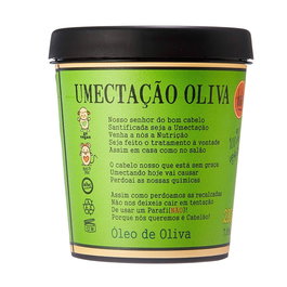 Lola From Rio - Masque hydratant à l'huile d'olive pour cheveux secs ou abîmés - 200 g - Restaure l'hydratation et réduit les frisottis