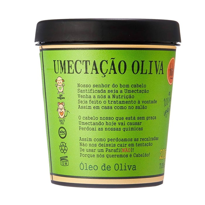 Lola From Rio - Masque hydratant à l'huile d'olive pour cheveux secs ou abîmés - 200 g - Restaure l'hydratation et réduit les frisottis Lola From Rio - Masque hydratant à l'huile d'olive pour cheveux secs ou abîmés - 200 g - Restaure l'hydratation et réduit les frisottis