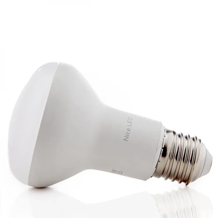 greenice Bombilla LED E27 8W 640Lm Blanco Frío 6000K R63