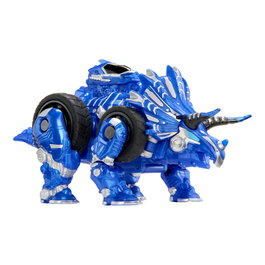 Armorsaurs Evolver Cobalt - Figurine 2 en 1 Bleu - Tricératops / Véhicule