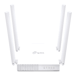 TP-LINK Routeur WiFi Dual Band Archer C24 AC750, 2 Antennes, 4 Ports Gigabit, Blanc