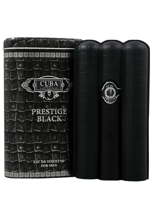 Cuba Prestige Black Eau de Toilette pour hommes 90 ml Cuba Prestige Black Eau de Toilette pour hommes 90 ml