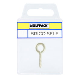 WOLFPACK LINEA PROFESIONAL Piton Brico-self laitonné 17x40 mm