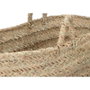 Basics Panier à bois ovale en sparte 60 x 35 x 45 cm lavable fait main