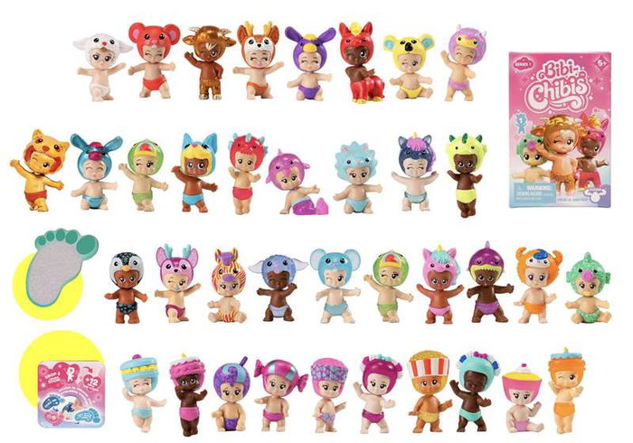Bandai Bibi Chibis - Figurine individuelle - Pack assorti - 6 ans et plus