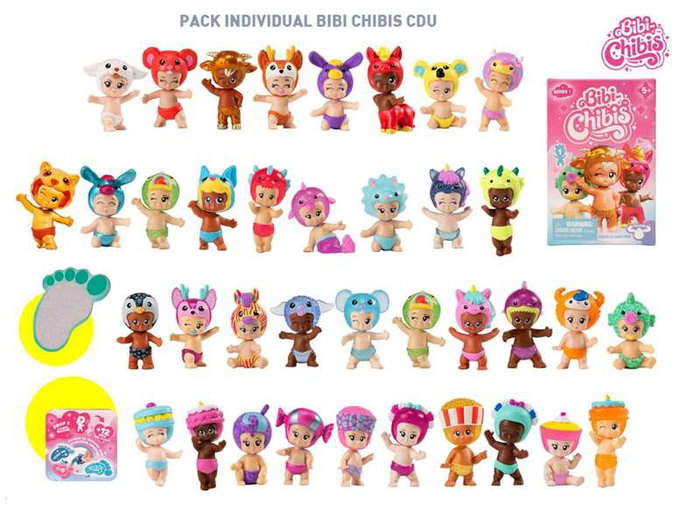 Bandai Bibi Chibis - Figurine individuelle - Pack assorti - 6 ans et plus
