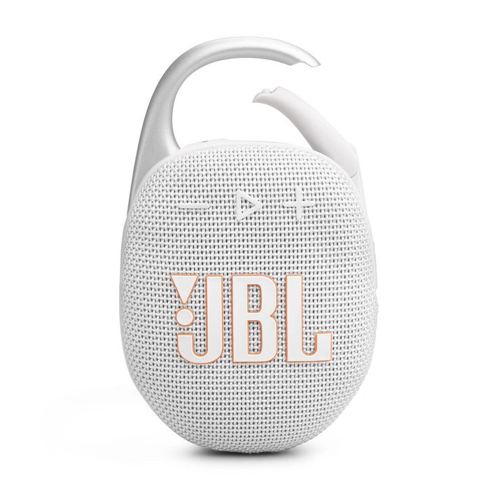 JBL Clip 5 Enceinte Sans Fil Portable Bluetooth Blanc