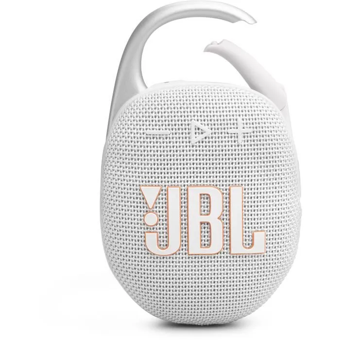 Haut-parleurs bluetooth JBL JBLCLIP5WHT Blanc Gris 7 W Haut-parleurs bluetooth JBL JBLCLIP5WHT Blanc Gris 7 W