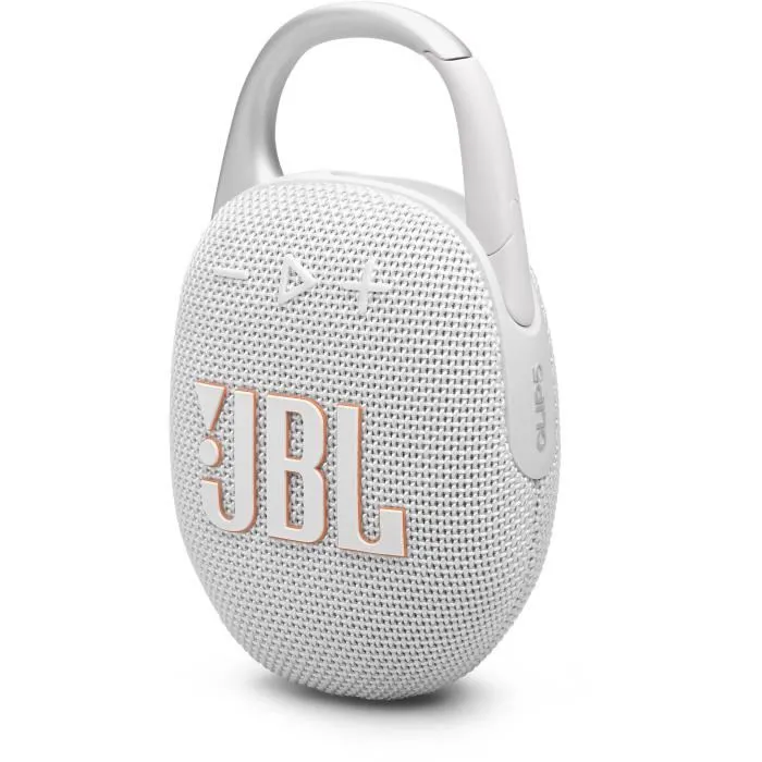 Haut-parleurs bluetooth JBL JBLCLIP5WHT Blanc Gris 7 W Haut-parleurs bluetooth JBL JBLCLIP5WHT Blanc Gris 7 W
