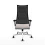 Piqueras y Crespo Chaise de Bureau Albacete Blanc et Noir