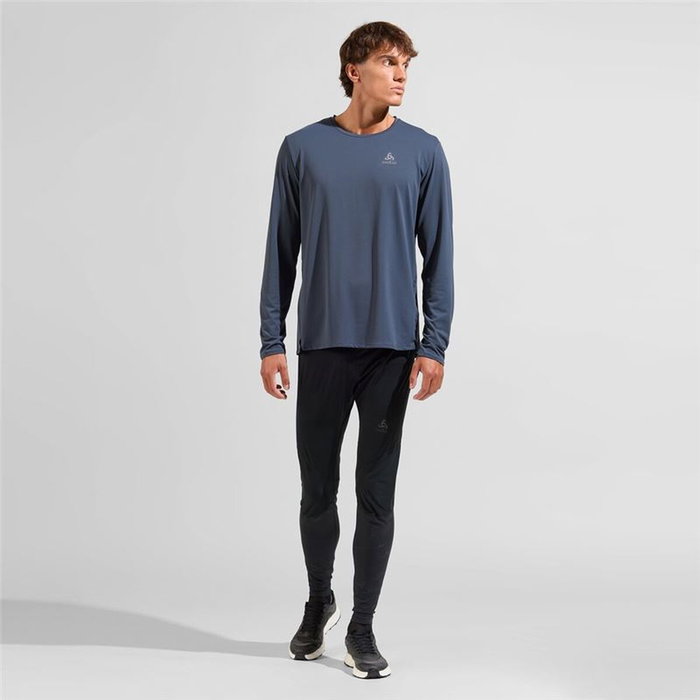 T-shirt à manches longues homme Odlo Neck L/S Zeroweight Chill-T Bleu