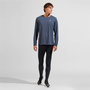 T-shirt à manches longues homme Odlo Neck L/S Zeroweight Chill-T Bleu