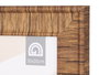 GIFTDECOR Lot de 24 cadres photo rayés 13x18 cm - Beige, Crème, Marron