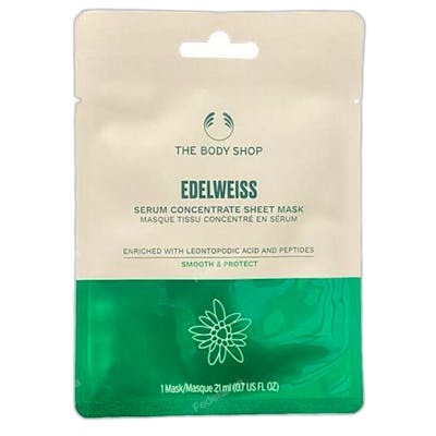The Body Shop Masque en tissu concentré Edelweiss Serum The Body Shop Masque en tissu concentré Edelweiss Serum